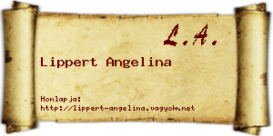 Lippert Angelina névjegykártya